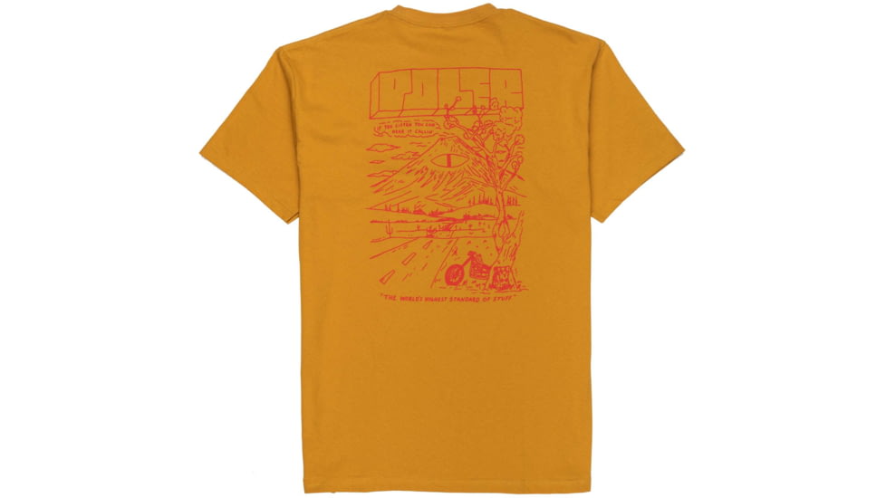Poler Hear It Callin' T-Shirt, Extra Large, Antique Gold, 212APM2003-Antique Gold-XL