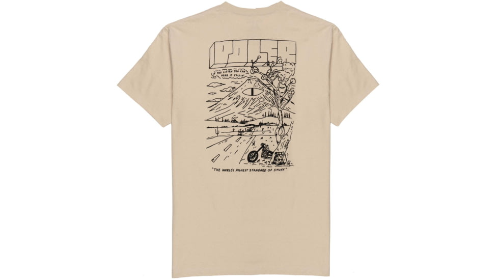 Poler Hear It Callin' T-Shirt, Small, Natural, 212APM2003-Natural-S