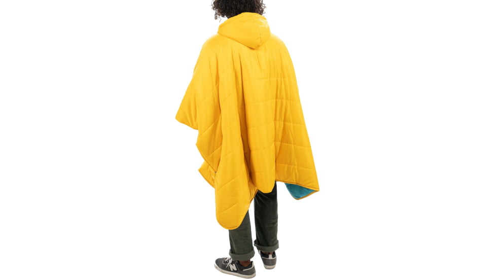 Poler Poncho, Goldenrod/Bluepine, One Size, 214ACU5601-GBluepine-O/S