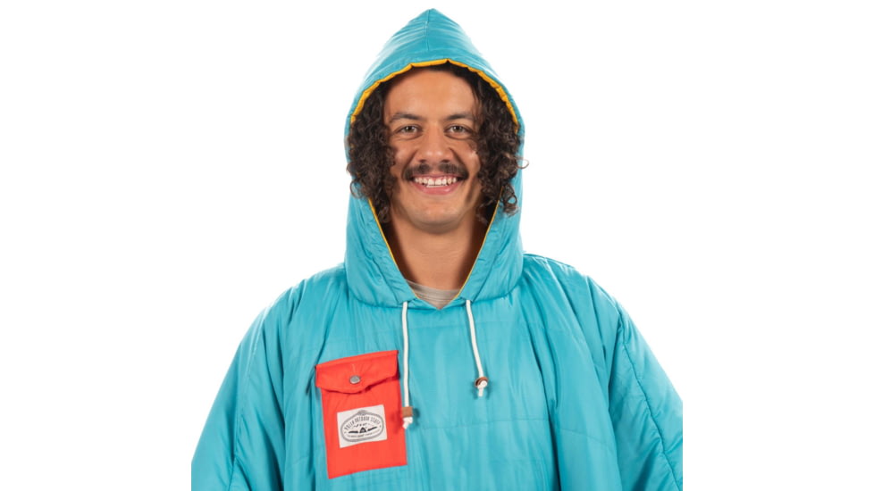Poler Poncho, Goldenrod/Bluepine, One Size, 214ACU5601-GBluepine-O/S
