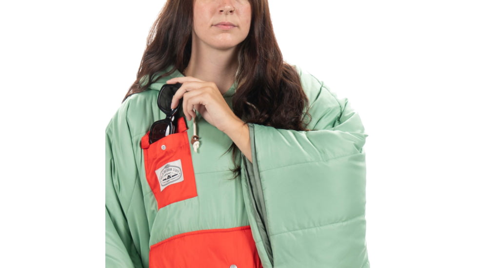 Poler Poncho, Moss/Rapids, One Size, 214ACU5601-Moss/Rapids-O/S
