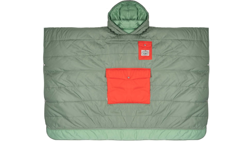 Poler Poncho, Moss/Rapids, One Size, 214ACU5601-Moss/Rapids-O/S