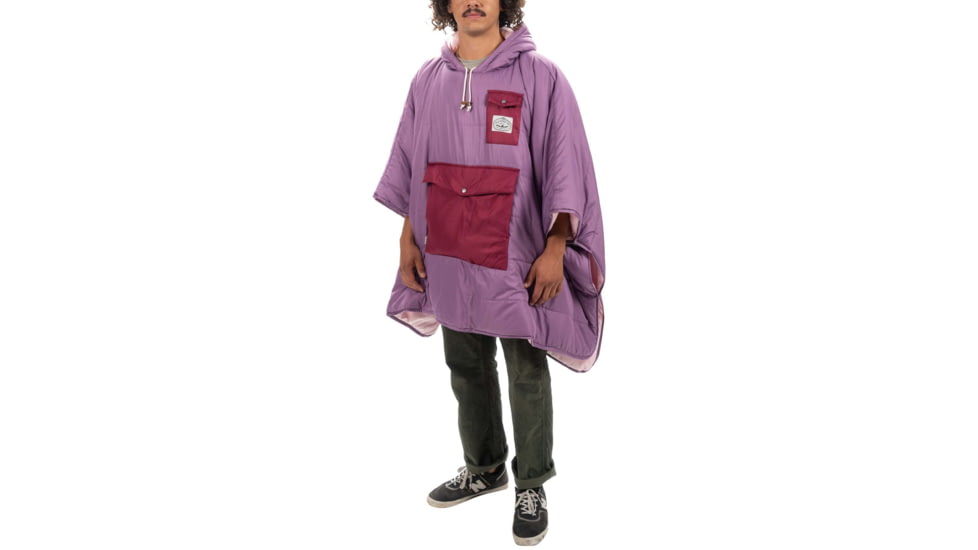 Poler Poncho, Purple Haze/Dusty Rose, One Size, 214ACU5601-PurplDRose-O/S