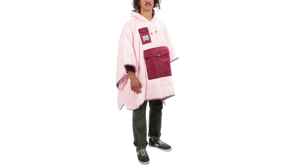 Poler Poncho, Purple Haze/Dusty Rose, One Size, 214ACU5601-PurplDRose-O/S