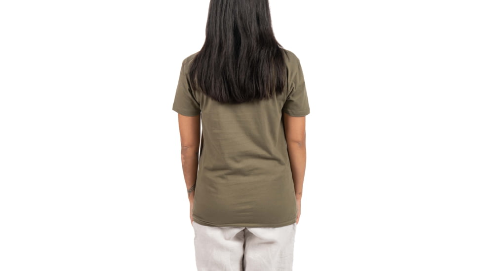 Poler Sunburst T-Shirt, Large, Military Green, 221APM2010-MILITARY GREEN-L