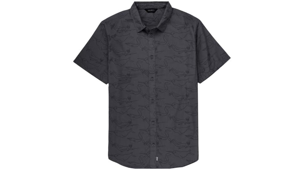 Poler The Ned Shirt, Medium, Granite, 211APM3001-Granite-M
