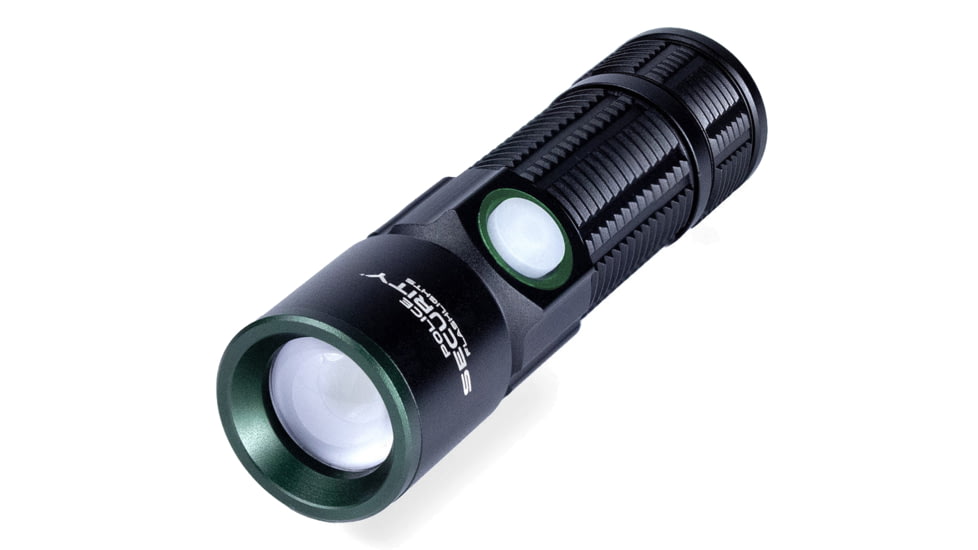 Police Security Flashlights USB Rechargeable 550 Lumens LED Car Flashlight, Black, 97947
