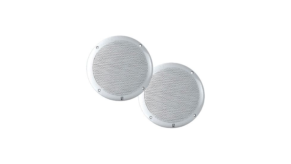 Poly-Planar 6in 2Way Coaxial  40 Watt, White POL-MA-4056-W