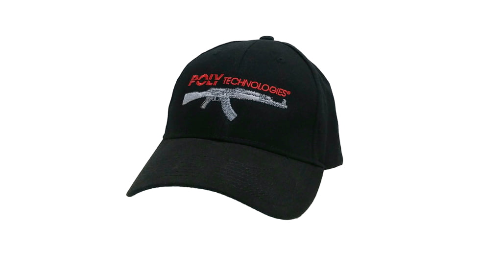 Poly Technologies Baseball Cap/Hat, Black, 000-017