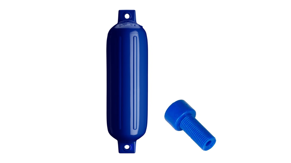 Polyform U.S. G-4 Twin Eye Fender 6.5in x 22in - Cobalt Blue w/Adapter, G-4-COBALT BLUE