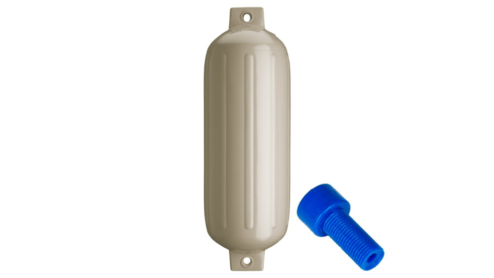 Polyform U.S. G-5 Twin Eye Fender 8.8in x 26.8in - Sand w/Adapter, G-5-SAND