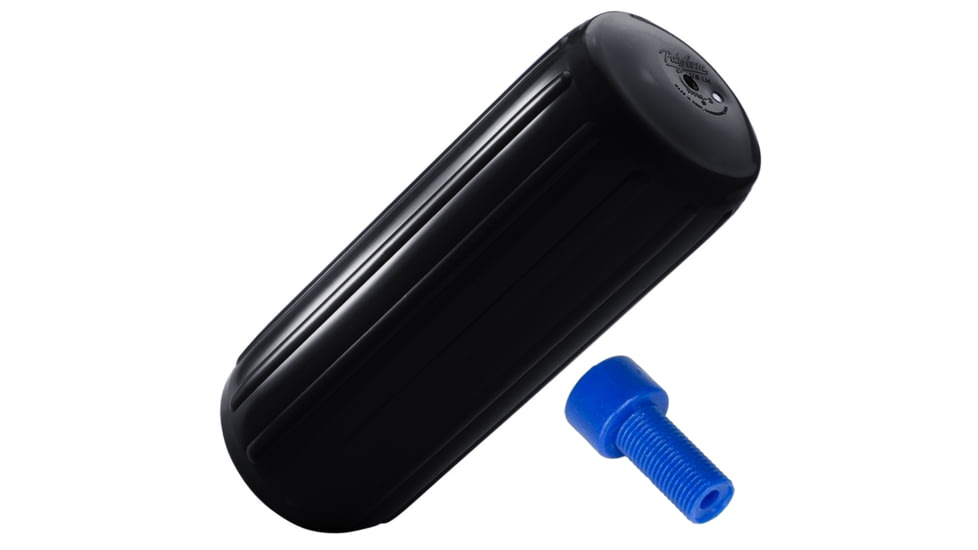 Polyform U.S. HTM-2 Fender 8.5in x 20.5in - Black w/Adapter, HTM-2-BLACK