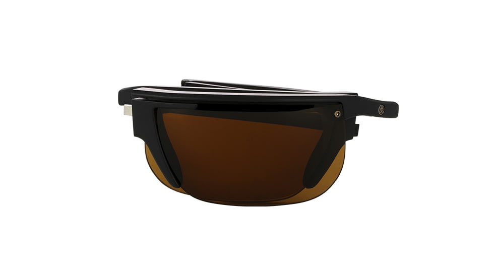 Popticals PopArt Sunglasses, Black Matte Frame, Brown Lens, Polarized, 010030-BMNP