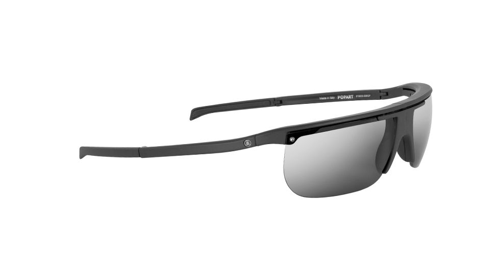 Popticals PopArt Sunglasses, Black Matte Frame, Gray Lens, Polarized, 010030-BMLN