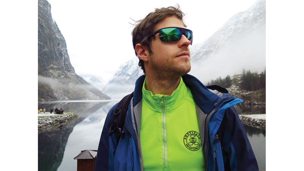 Popticals PopArt Sunglasses, Black Matte Frame, Gray/Green Mirror Lens, Polarized, 010030-BMEN