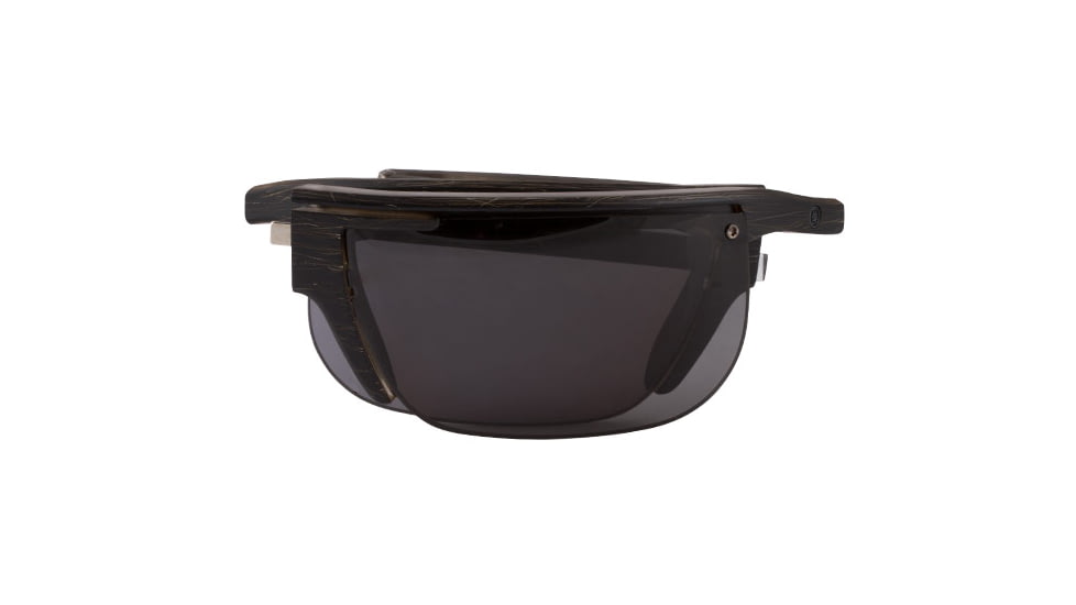 Popticals PopArt Sunglasses, Brush Black Matte Frame, Gray Lens, Polarized, 090030-ZUGP