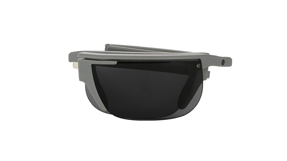 Popticals PopArt Sunglasses, Grey Matte Frame, Gray Lens, Polarized, 010030-GMGP