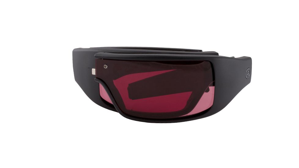 Popticals PopGear Sunglasses, Black Matte Frame, Purple Lens, 200050-BMPS