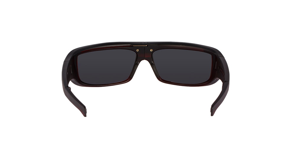 Popticals PopGear Sunglasses, Wine/Black Crystal Matte Frame, Gray Lens, Polarized, 030050-LEGP