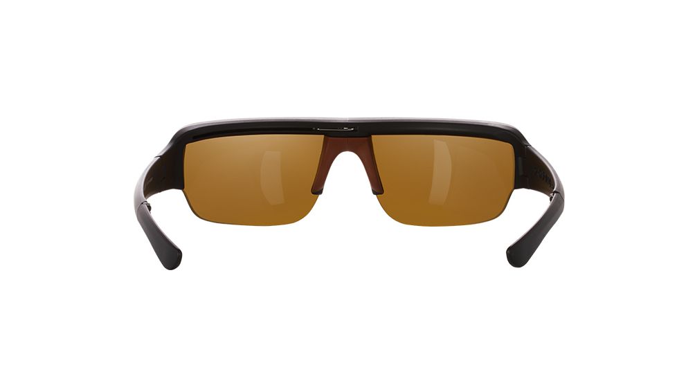 Popticals PopGun Sunglasses, Black Matte Frame, Brown Lens, Polarized, 010010-NMNP