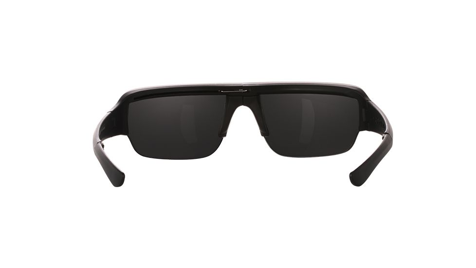 Popticals PopGun Sunglasses, Black Matte Frame, Gray Lens, Polarized, 010010-BMGP