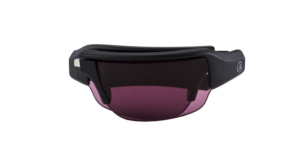 Popticals PopGun Sunglasses, Black Matte Frame, Violet Lens, 200010-BMVS