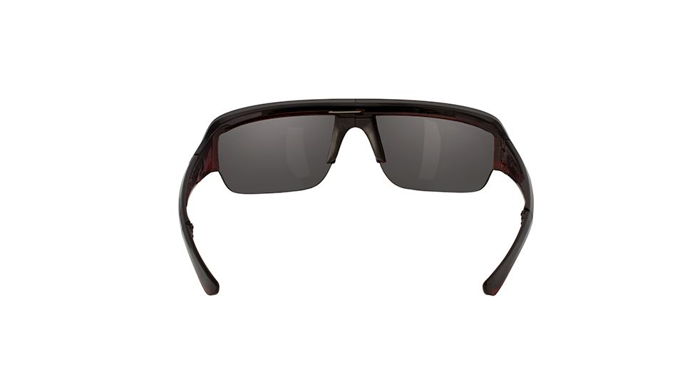 Popticals PopGun Sunglasses, Wine/Black Crystal Gloss Frame, Gray Lens, Polarized, 030010-LFGP
