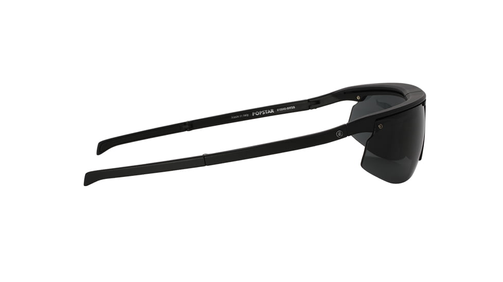 Popticals PopStar Sunglasses, Black Matte Frame, Gray Lens, 010040-BMGS