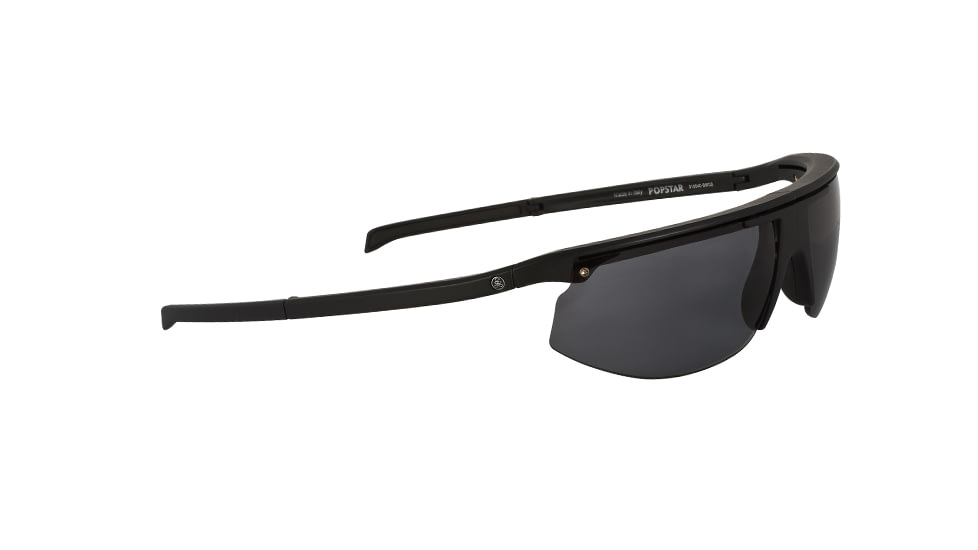 Popticals PopStar Sunglasses, Black Matte Frame, Gray Lens, 010040-BMGS