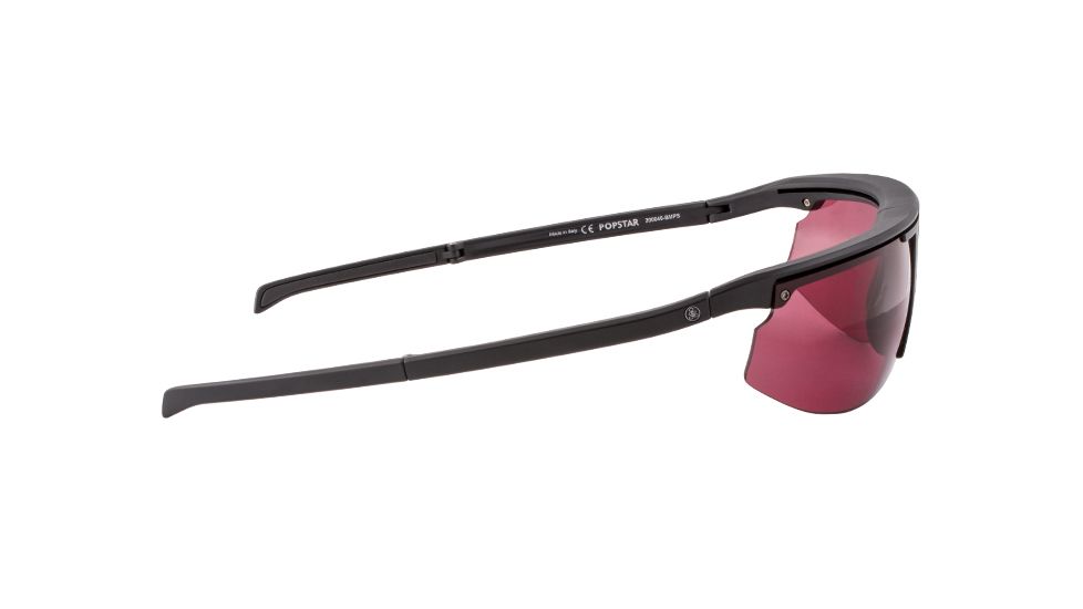 Popticals PopStar Sunglasses, Black Matte Frame, Purple Lens, 200040-BMPS