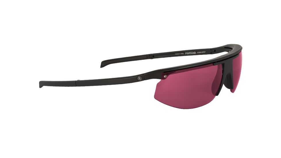 Popticals PopStar Sunglasses, Black Matte Frame, Purple Lens, 200040-BMPS