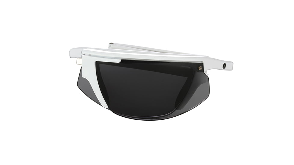 Popticals PopStar Sunglasses, White Matte Frame, Gray Lens, Polarized, 010040-WMGP