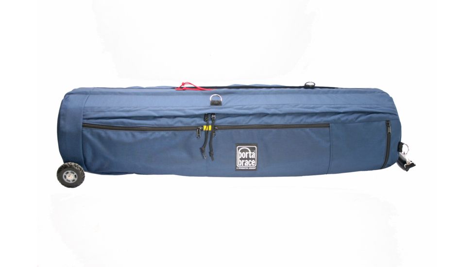 Porta Brace 38in Tripod Shellpack,Black w/Off Road Wheels TSB-38BOR