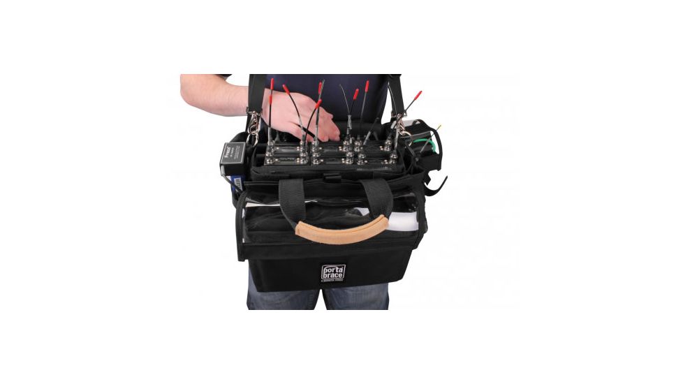 Porta Brace Audio Organizer for  XL-2B or similar bottom-mount batteries AO-633