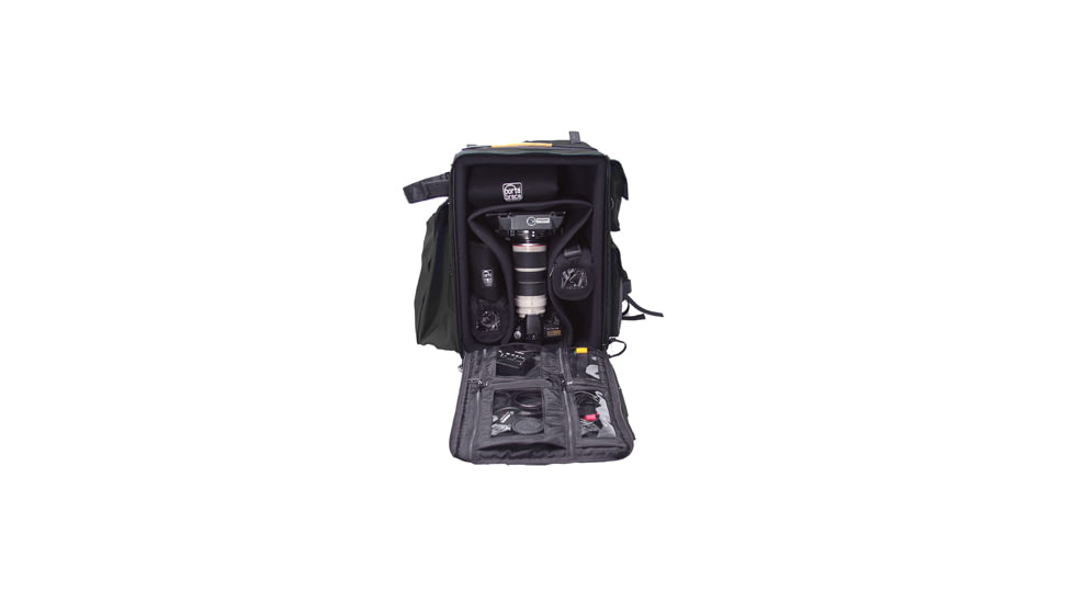Porta Brace DSLR Backpack Camera Case - Open Full View
