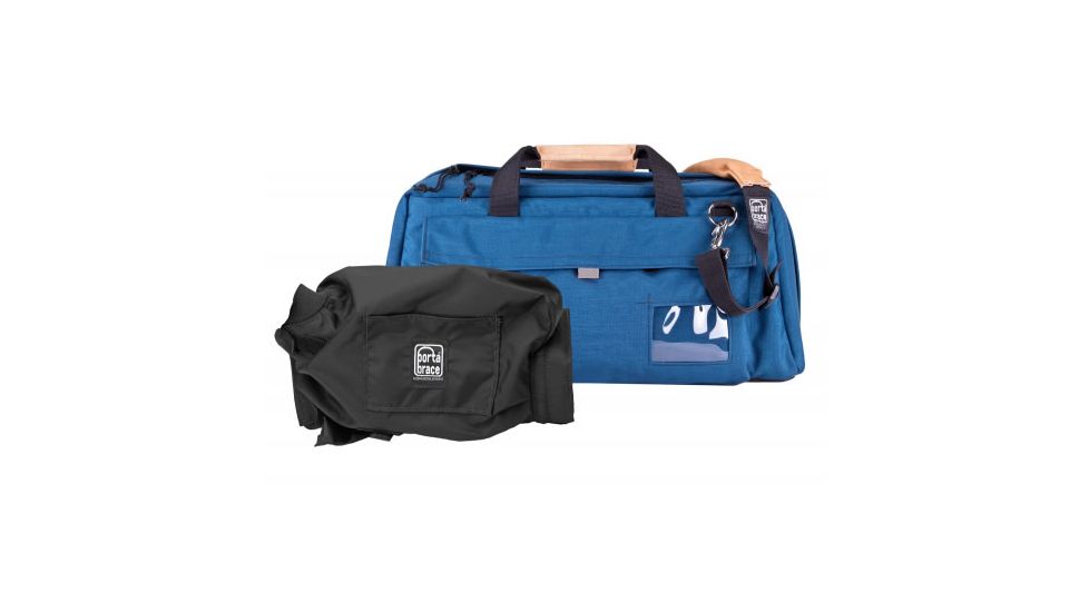 Porta Brace Mini-DV Camera Case w/M2 Quick Slick Rain Cover,Blue CS-DV4UQS-M2