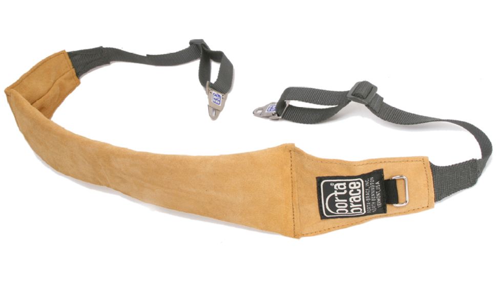 PortaBrace HB-40 CAM-C Shoulder Strap with Stainless Steel Post Hardware - Suede