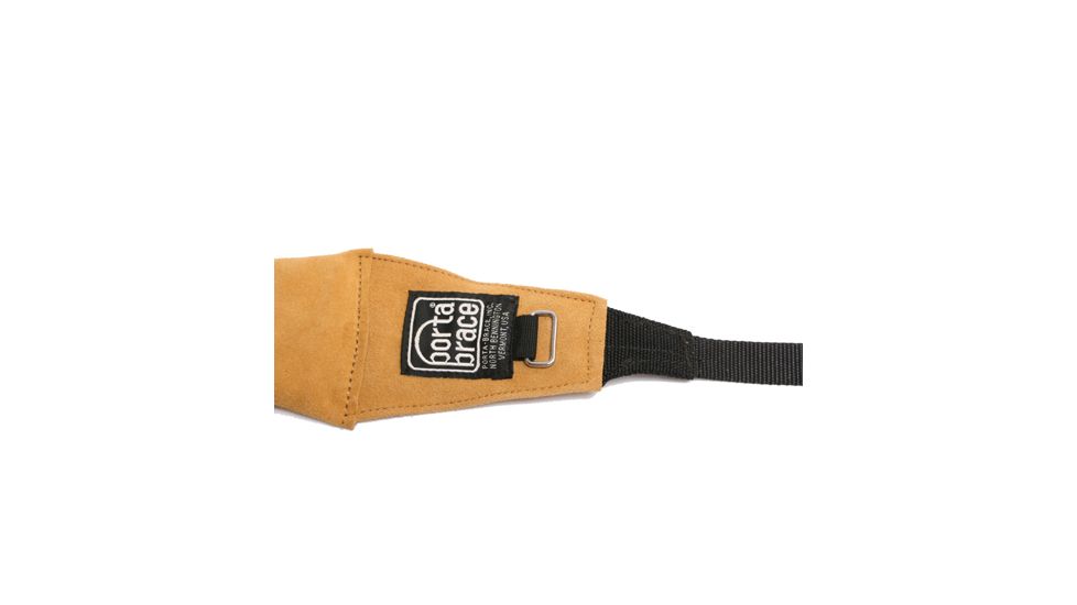 Porta Brace Shoulder Strap with Stainless Steel Post Hardware - Suede