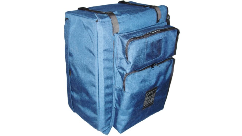 Portabrace BK-2LC Modular Backpack Camera Case - with 2-Pocket Module - Blue