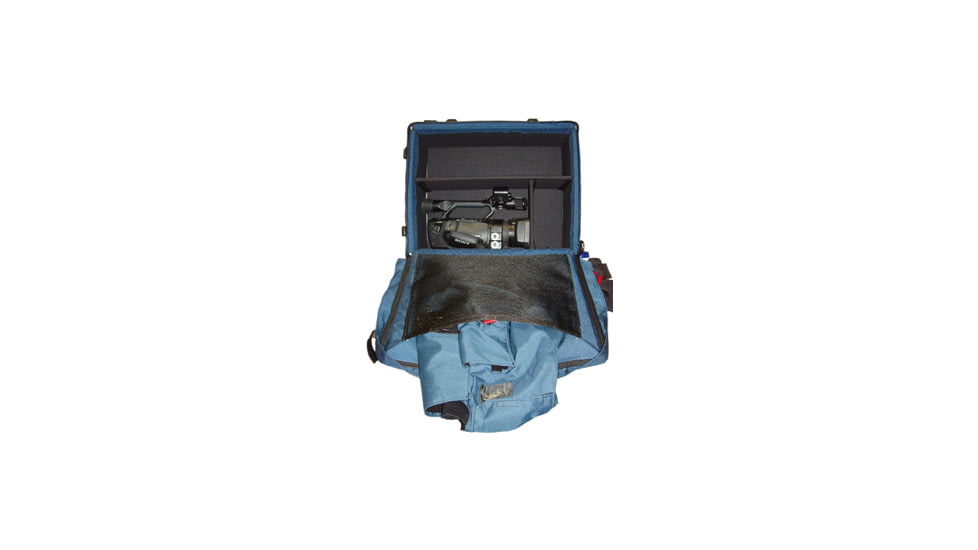 Porta Brace BK-2LC Backpack Video Camera Case - w/ 2-Pocket Module - Blue