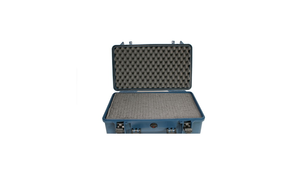 PortaBrace PB-2500F Superlite Vault Hard Case with Foam,Blue