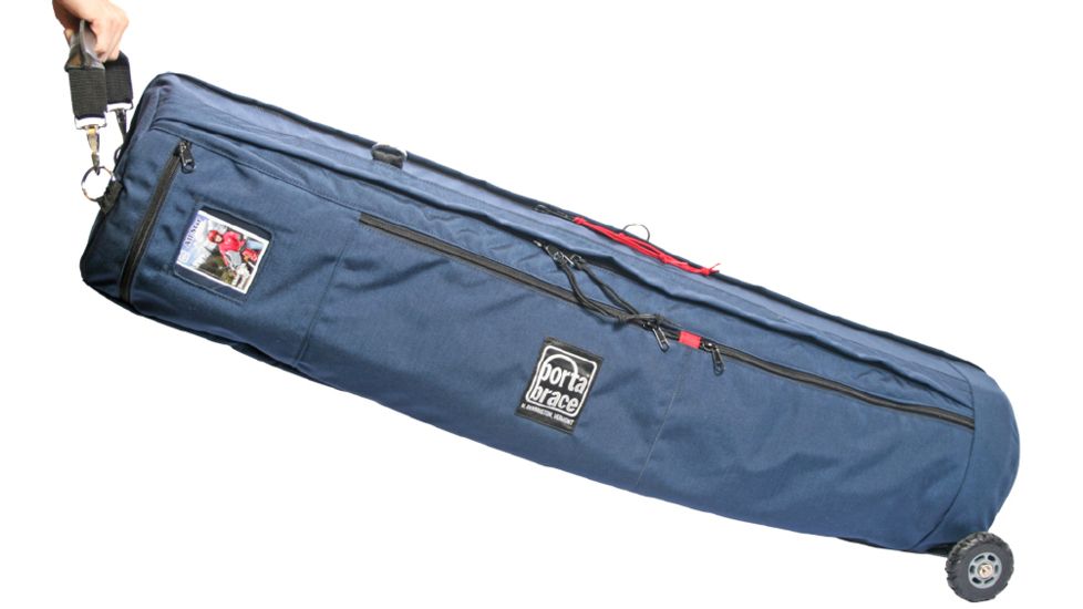 PortaBrace 46inch Tripod ShellPack with Wheels - Blue TS-46BOR