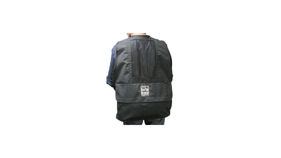 Porta Brace Video Vest with Hood - Black
