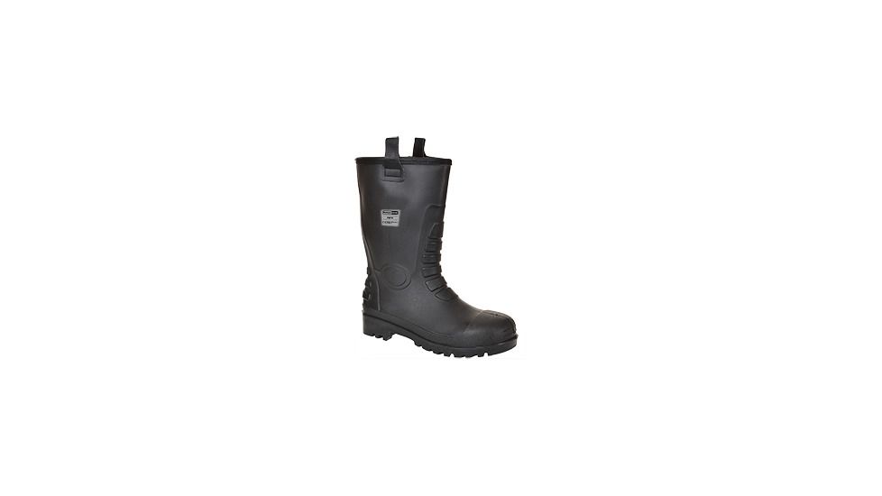 Portwest Neptune Rigger Boot, Black, 7, FW75BKR39
