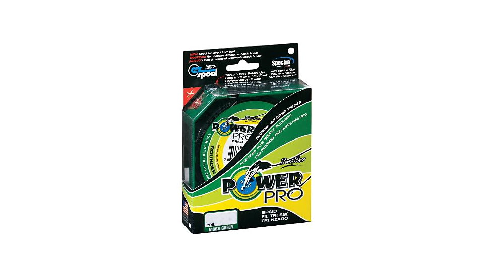 Power Pro Braided Line Moss Green 1500 yds. - 100 lb. Test, Green 185785
