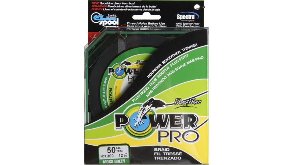 Power Pro Braided Line Moss Green 300 yds. - 50 lb. Test, Green 792697