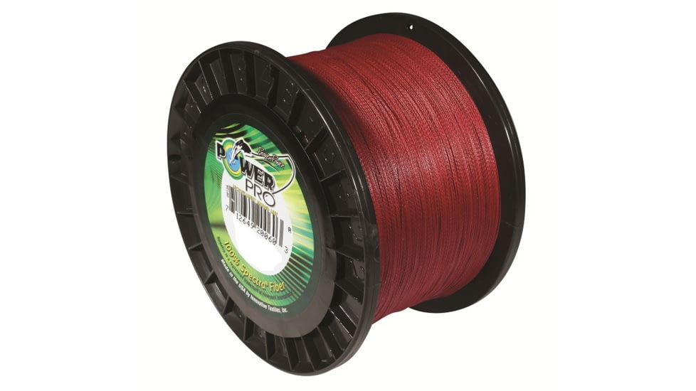 Power Pro Braided Line Vermilion Red 150 yds. - 15 lb. Test, Red 051617