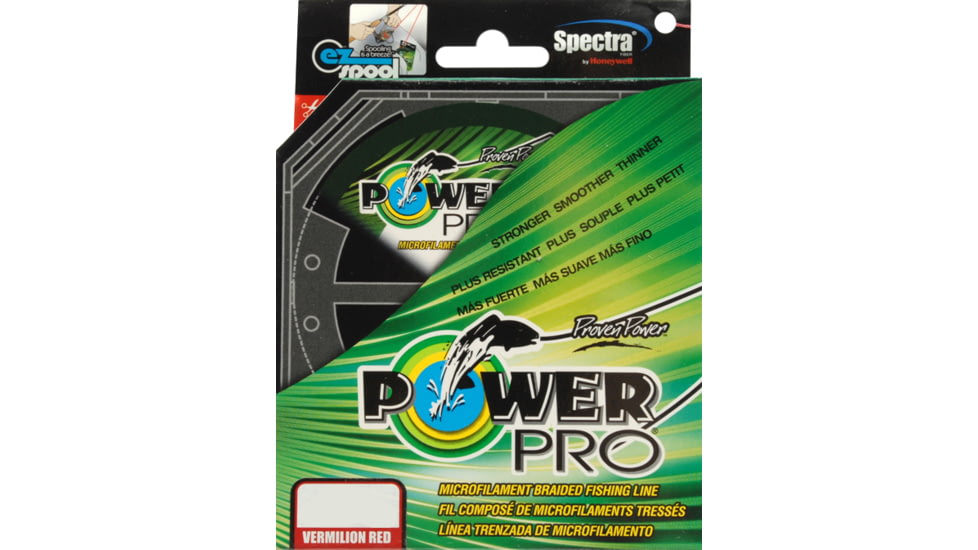 Power Pro Braided Line Vermilion Red 150 yds. - 20 lb. Test, Red 051618
