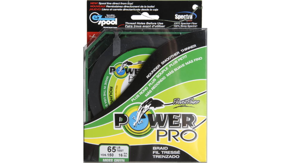 Power Pro Braided Line Vermilion Red 150 yds. - 65 lb. Test, Red 051622
