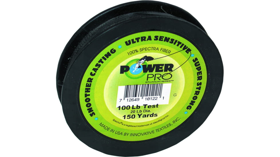 Power Pro Spectra Braided Fishing Line 100lb 150yd Green, 21101000150E